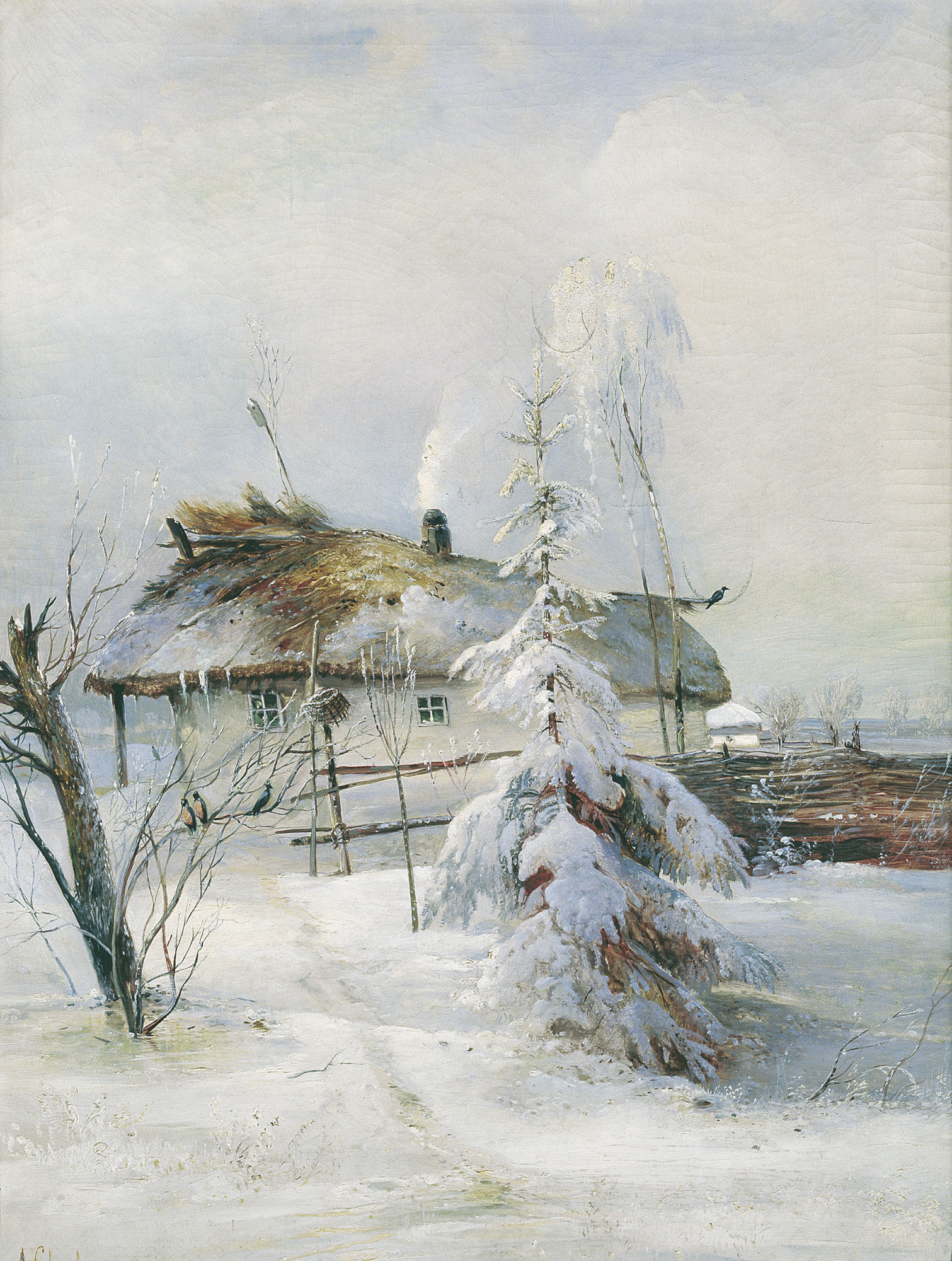 Алексей Кондратьевич Саврасов. "Зима". 1873 год.